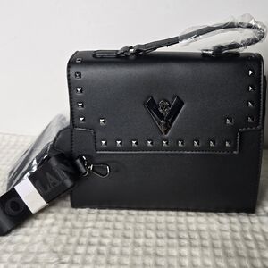 Valentino Orlandi Studded Vegan Leather Purse